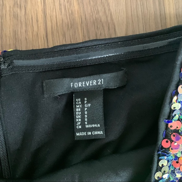 Forever 21 sequin shirt / minidress - Picture 9 of 9